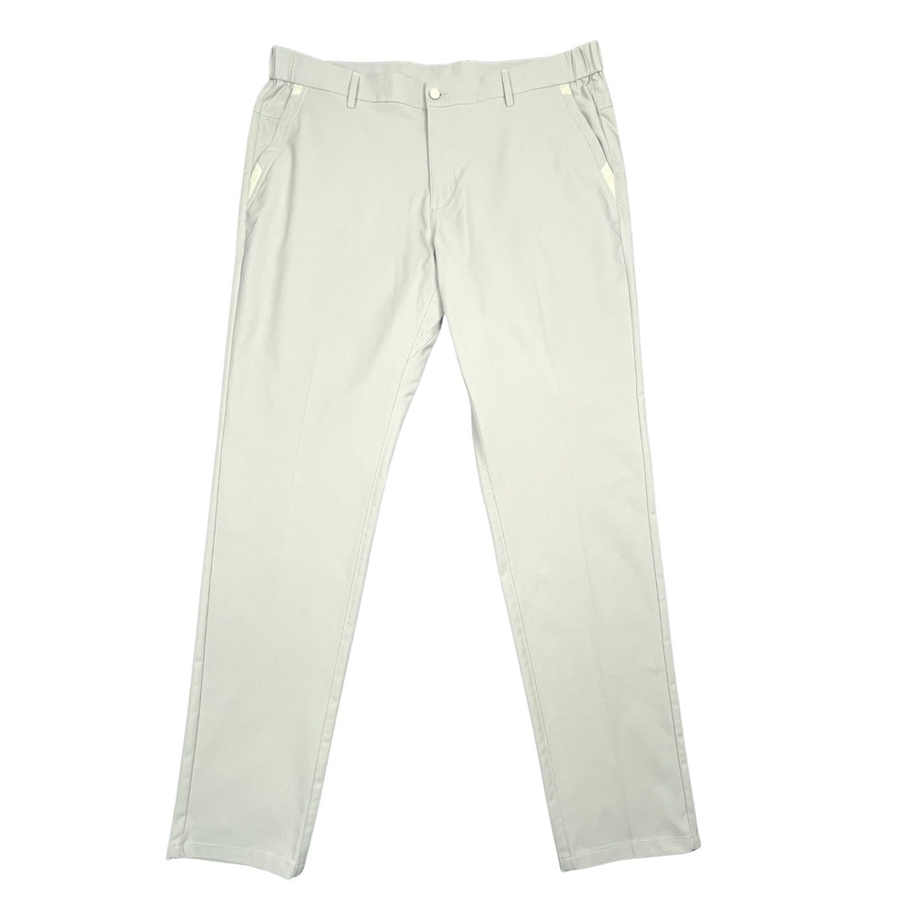 Jack Archer Jetsetter Pants Mens 38x34 Stone Gray Performance Stretch Chino Golf